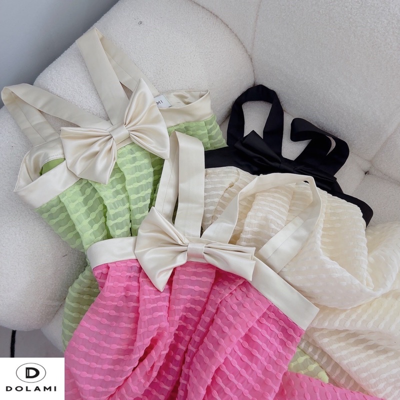 Váy bồng phối nơ