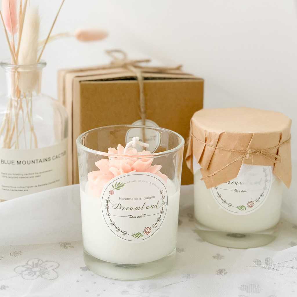 Nến Thơm Hoa Ly Dreamland - Flower and Handmade Candle