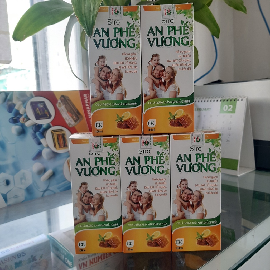 Siro An Phế Vương Với Thành Phần Cao Lá Thường Xuân Nhập Khẩu Pháp Bổ Phế Tiêu Đờm