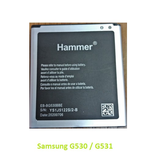 Pin điện thoại Samsung G530 / G531 / EB-BG530CBE / hiệu Hammer