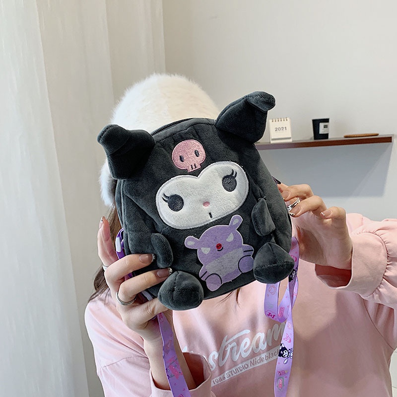 SANRIO Túi Đeo Chéo Hình Hoạt Hình Dễ Thương Cho Bé