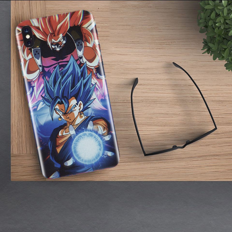Miếng Dán Skin Điện Thoại ❤️ In Hình Goku Gogeta Blue Cho Iphone 6/ 7/ 8/ X/ XS/ 11/ 11 Pro Max Và Các Dòng Máy Android