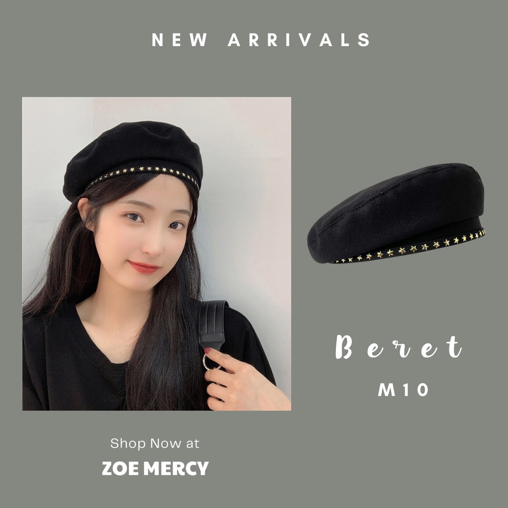 [SẴN]- Nón/Mũ nồi ngôi sao phong cách Ulzzang (M11)