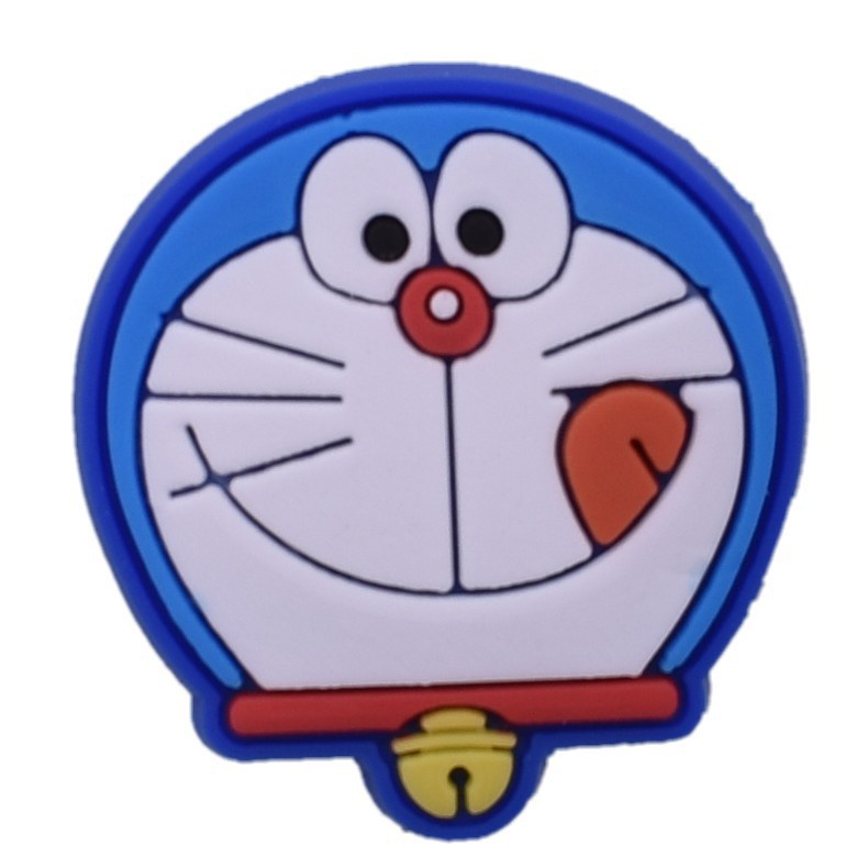 Crocs Nút Bấm Gắn Giày Hình Doremon Nhiều Màu Sắc Dễ Thương diy