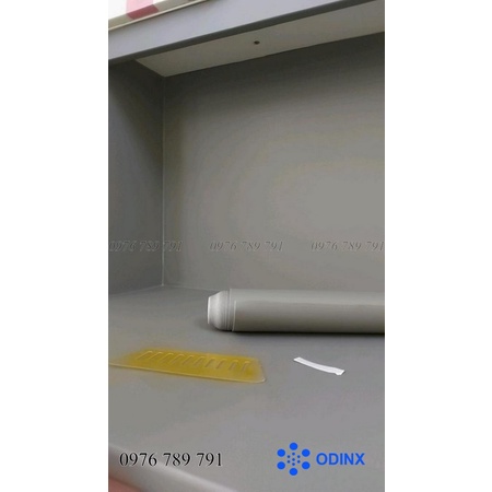 Giấy Dán Tường Màu Xám Trơn Vân Nhám Có Sẵn Keo Cuộn 10m Cho Phòng Ngủ ODINX