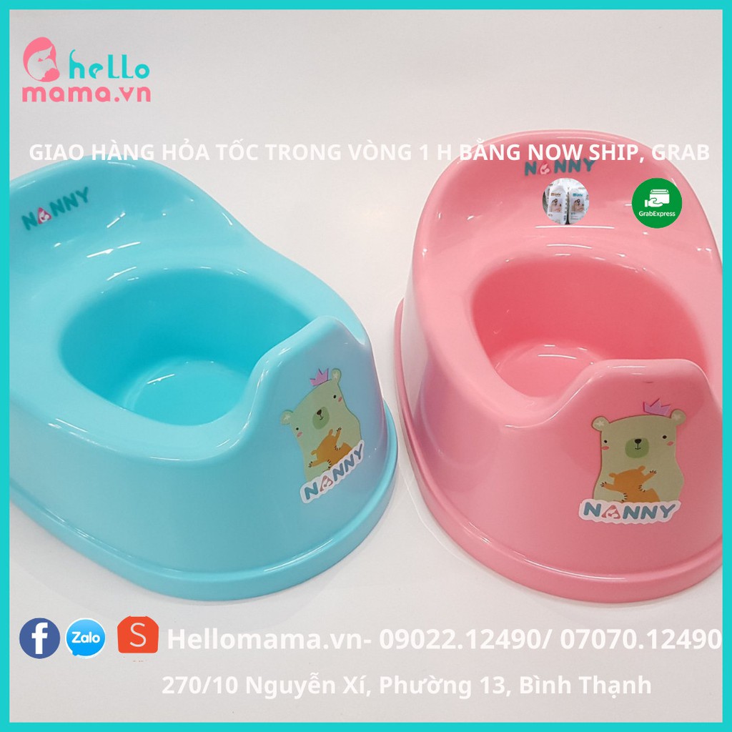 Bô vệ sinh Nanny 0488-Thái Lan rèn luyện tính tự lập cho bé