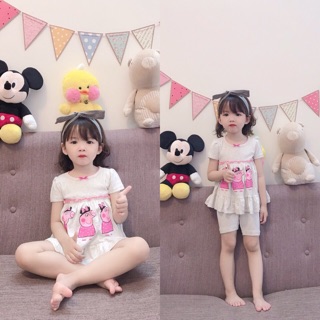 Bộ đồ hè bé gái 9 đến 20kg