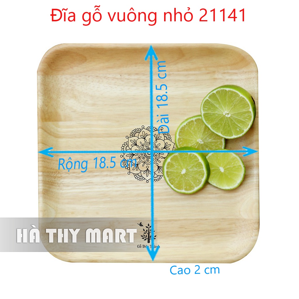 Đĩa gỗ đựng đồ ăn 6 mẫu decor chụp ảnh trang trí Đức Thành [3 Kiểu 2 SIZE]