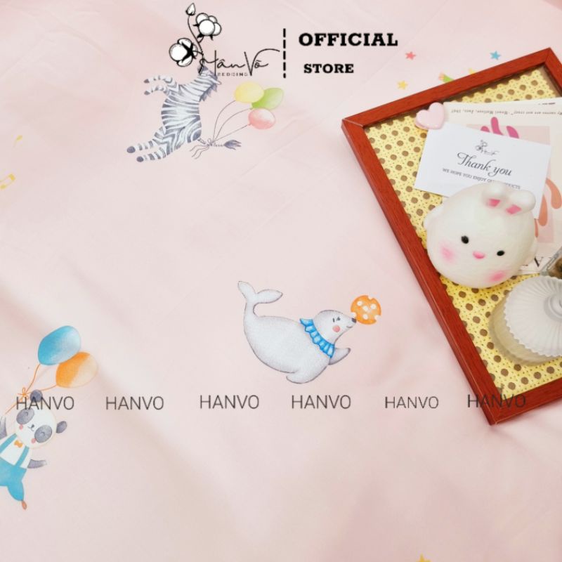 Vỏ gối nằm gối ôm 35x50 25x70 trẻ em Lụa Tencel Hân Võ không kèm ruột, mịn mát, an toàn cho da bé
