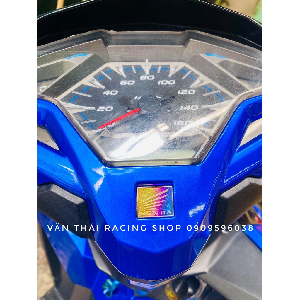 Tem titan logo cánh chim HONDA nhỏ dán mặt đồng hồ