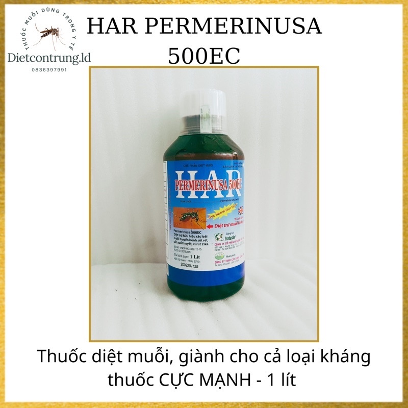 HAR PERMERINUSA 500EC (1000ml) - Thuốc diệt muỗi công nghệ cao ''