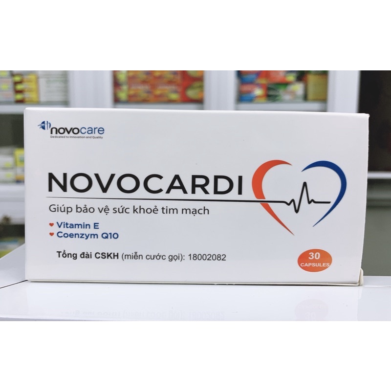 ✅ NOVOCARDI giúp bảo vệ sức khoẻ tim mạch, tăng khả năng miễn dịch của cơ thể, hạn chế sự oxy hoá tế bào