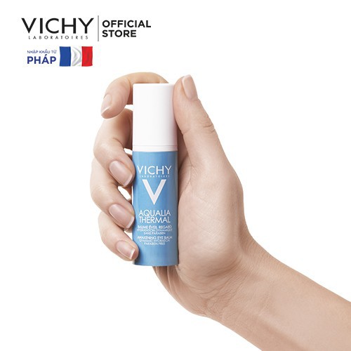 Kem Dưỡng Ẩm Giảm Quầng Thâm Bọng Mắt Vichy Aqualia Thermal Awakening Eye 15ml