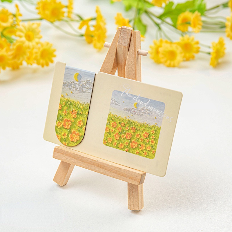 Kẹp Đánh Dấu Sách Từ Tính Hai Mặt Tinh Tế Cho Học Sinh