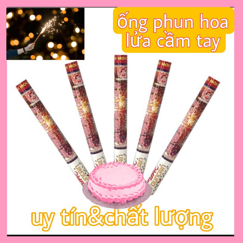 Ống phun lửa cầm tay,sinh nhật, pháo hoa _pháo bông (z21) 1 ống