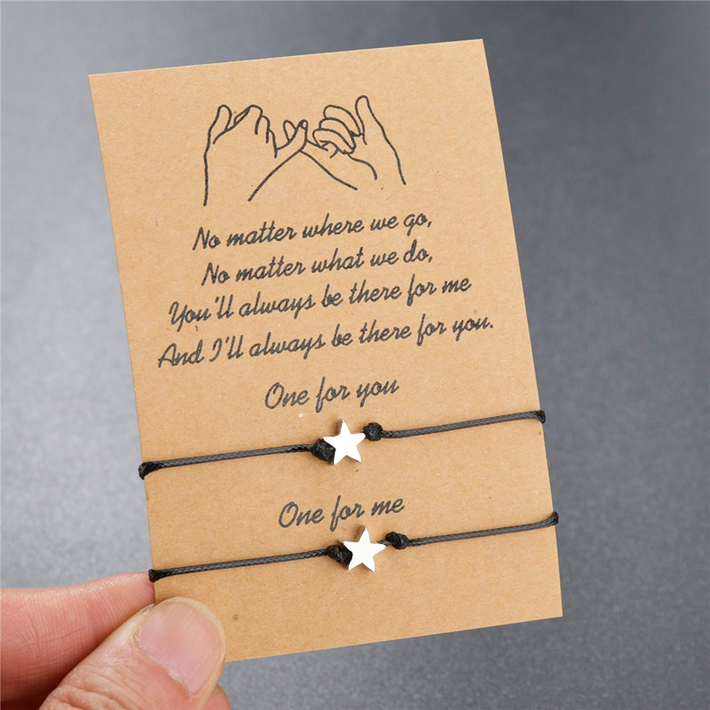 Set 2 Vòng Tay Bện Dây Đỏ May Mắn Cho Cặp Đôi