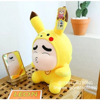 gấu bông shin cosplay pikachu