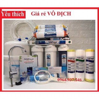 Máy Lọc Nước RO Không vỏ tủ AQUA Plus 9, 10, 11 Cấp lọc , Máy Lọc Nước lắp Gầm Bếp Có đèn UV diệt khuẩn