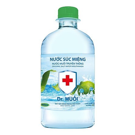 Nước súc miệng Dr. Muối hương vỏ chanh