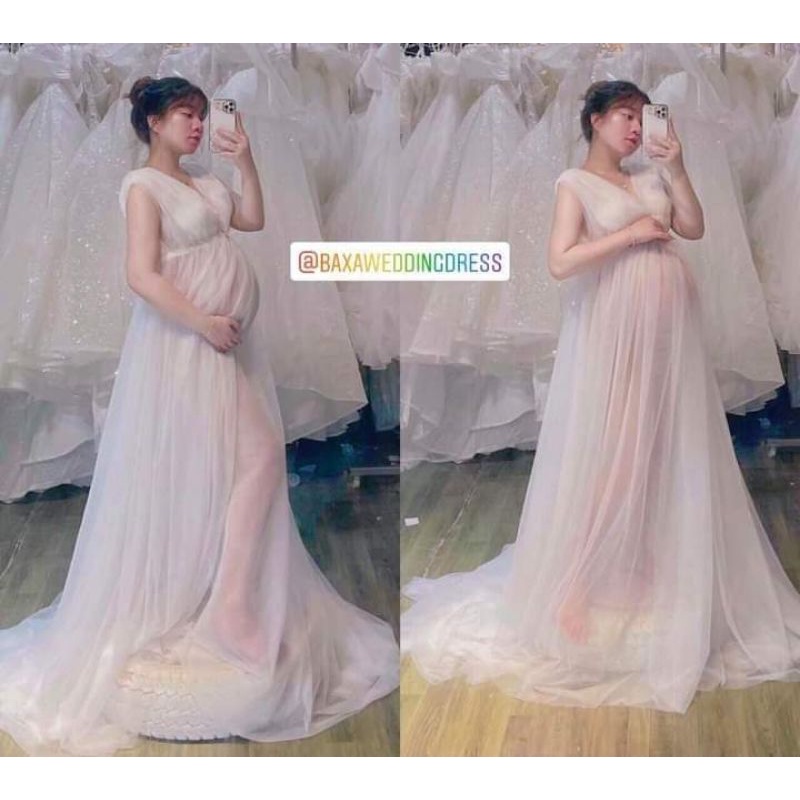 Váy chụp ảnh Bầu