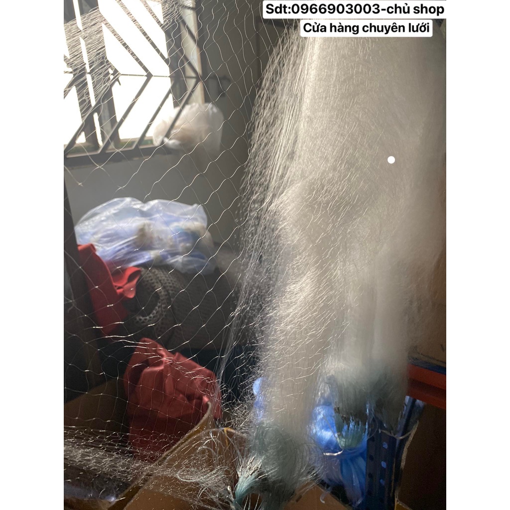 Lưới đánh cá,tôm then 1, cao 70cm dài 30m