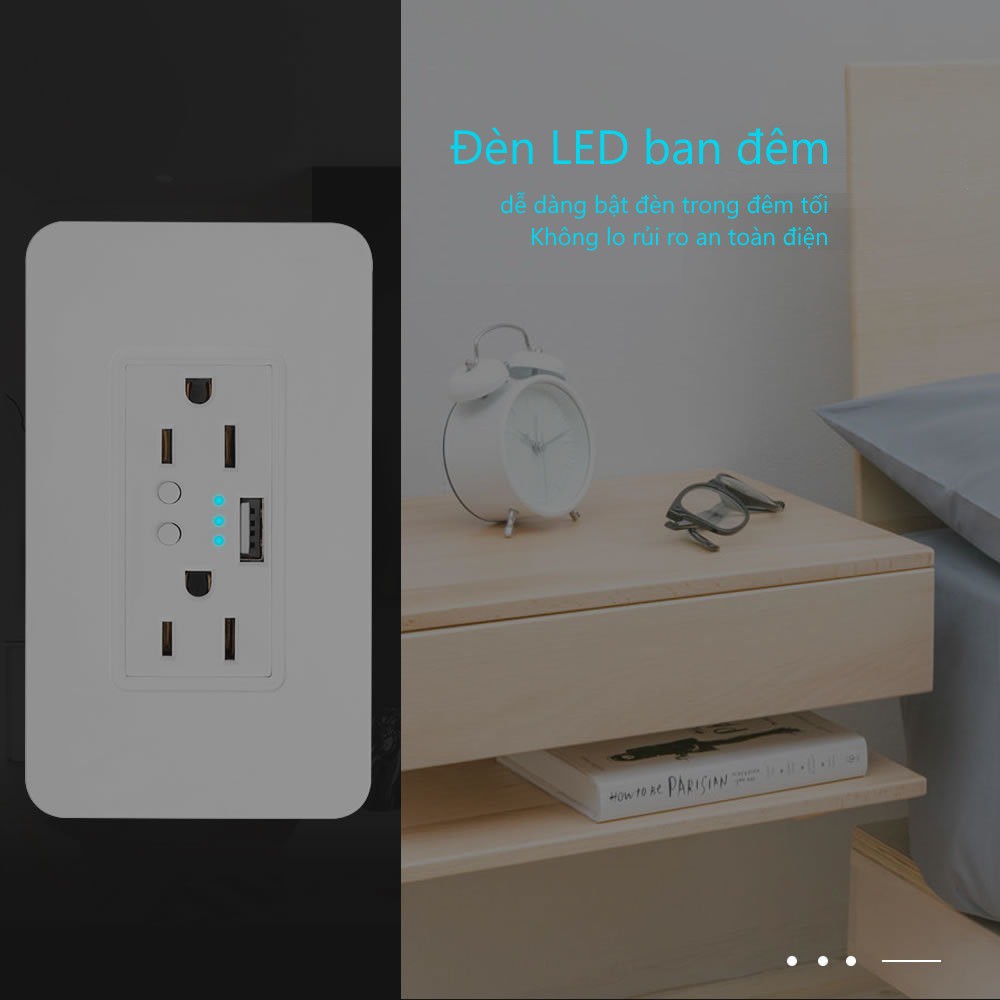Ổ cắm áp tường Wifi thông minh eWeLink