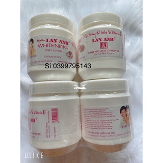 Combo 4 kem trắng da body lan anh 250g