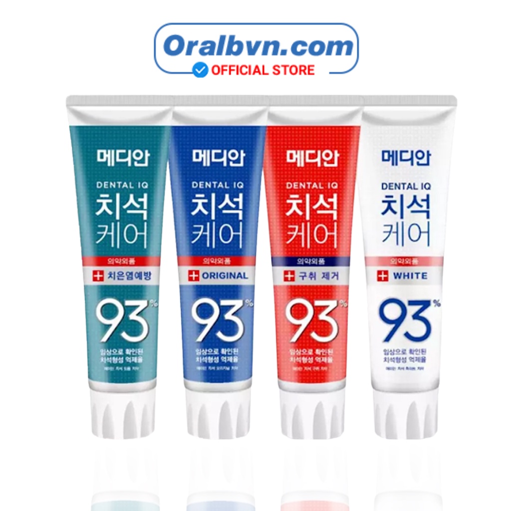 Kem Đánh Răng Hàn Quốc Median 93% 120g