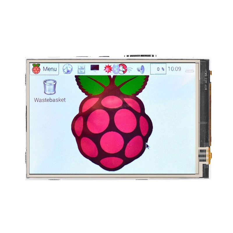 Waveshare 1080P IPS 60Fps 3.5 Inch HDMI LCD Screen Display with Case HDMI Connector for Raspberry Pi