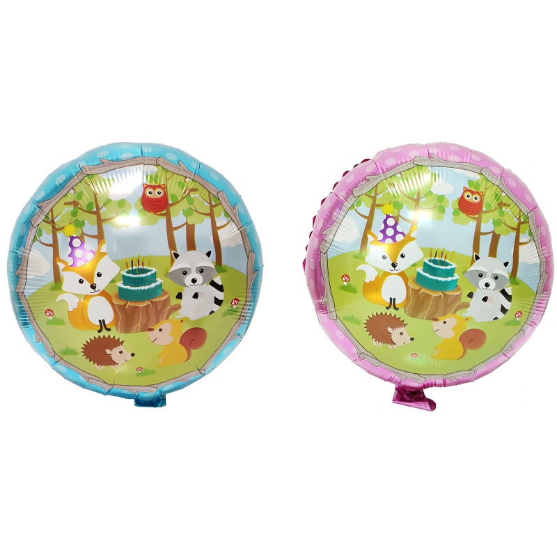 Bong bóng lá nhôm hình động vật dễ thương dùng trang trí tiệc sinh nhật cho bé