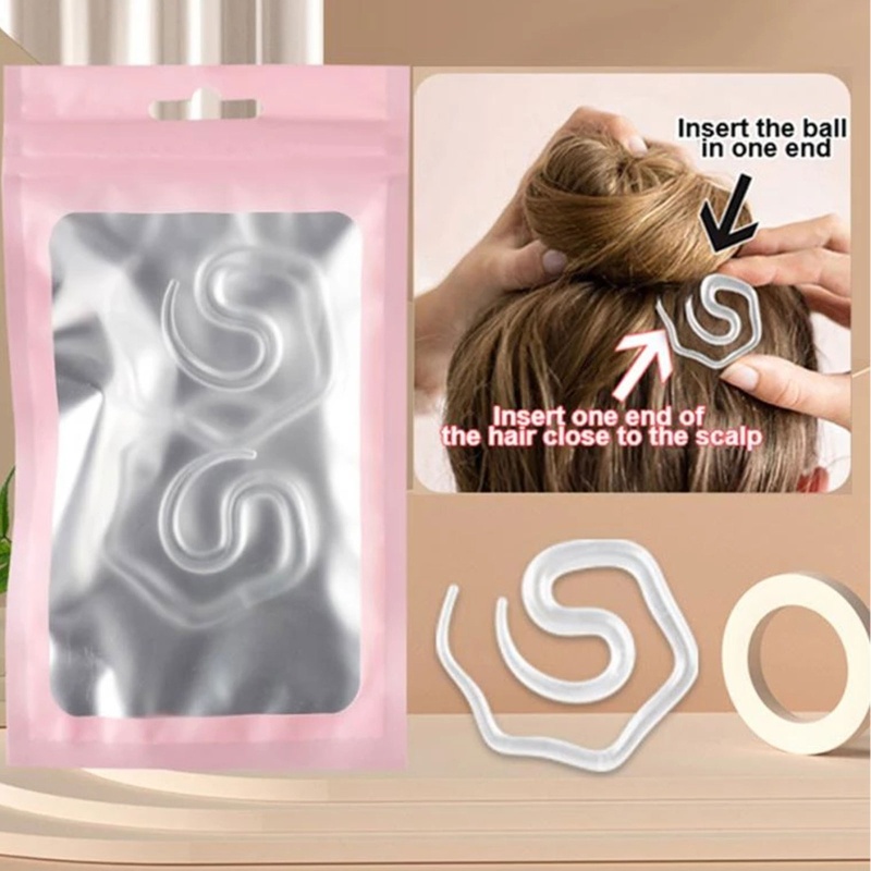 Dụng Cụ Búi Tóc Vô Hình Tạo Kiểu Tóc Đuôi Ngựa Thời Trang Cho Nữ