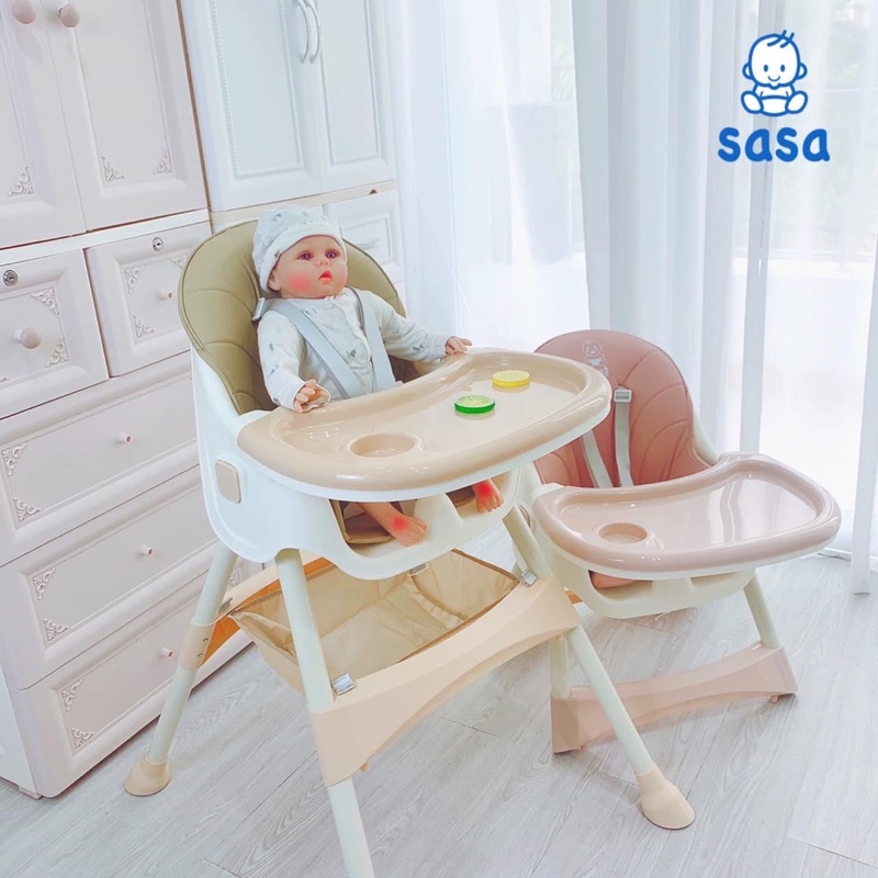 Ghế ăn dặm đa năng cao cấp Sasa Uni cho bé