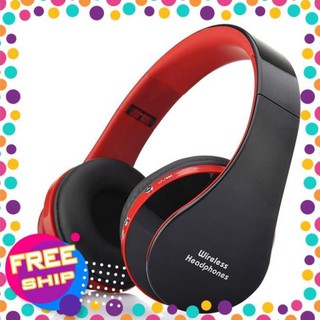 Tai nghe 💎FREESHIP💎Tai nghe Bluetooth NX-8252 chụp tai thể thao không dây có mic 2 chức năng nghe
