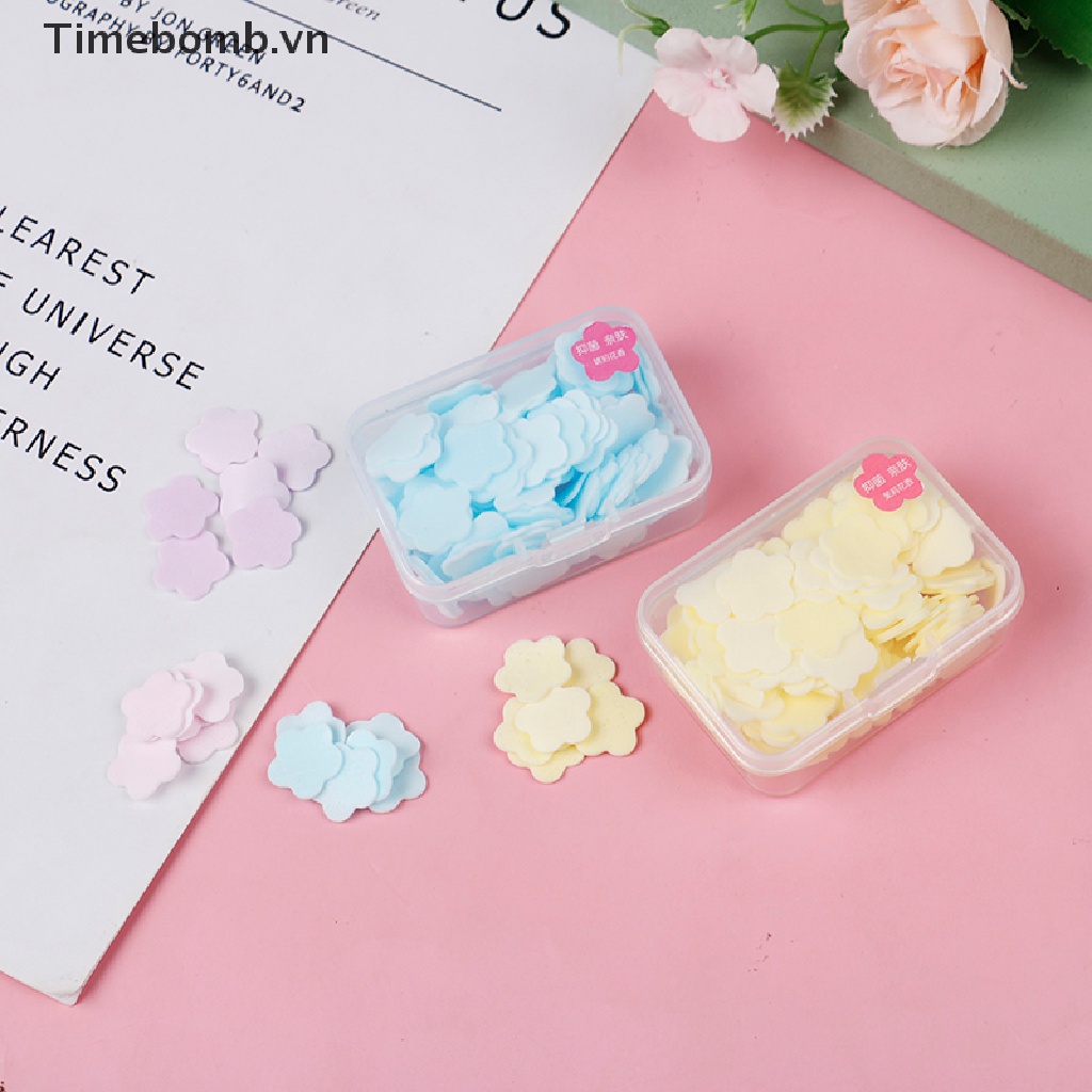 Set 100 Giấy Rửa Tay Tạo Bọt Tiện Lợi Khi Làm Sạch Tay