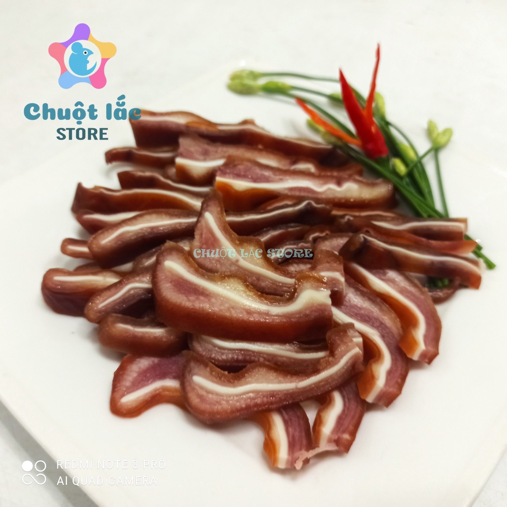 [Giao hàng TPHCM] Tai heo hun khói tặng kèm tương ớt KL 250gr