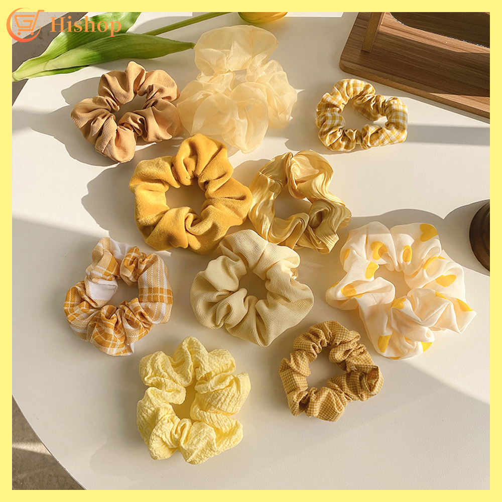 Dây Buộc Tóc Phối Lưới Thời Trang Cho Nữ