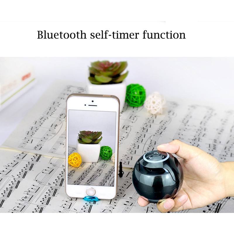 Loa Trứng Bluetooth 360 - Model GS009 (đen)