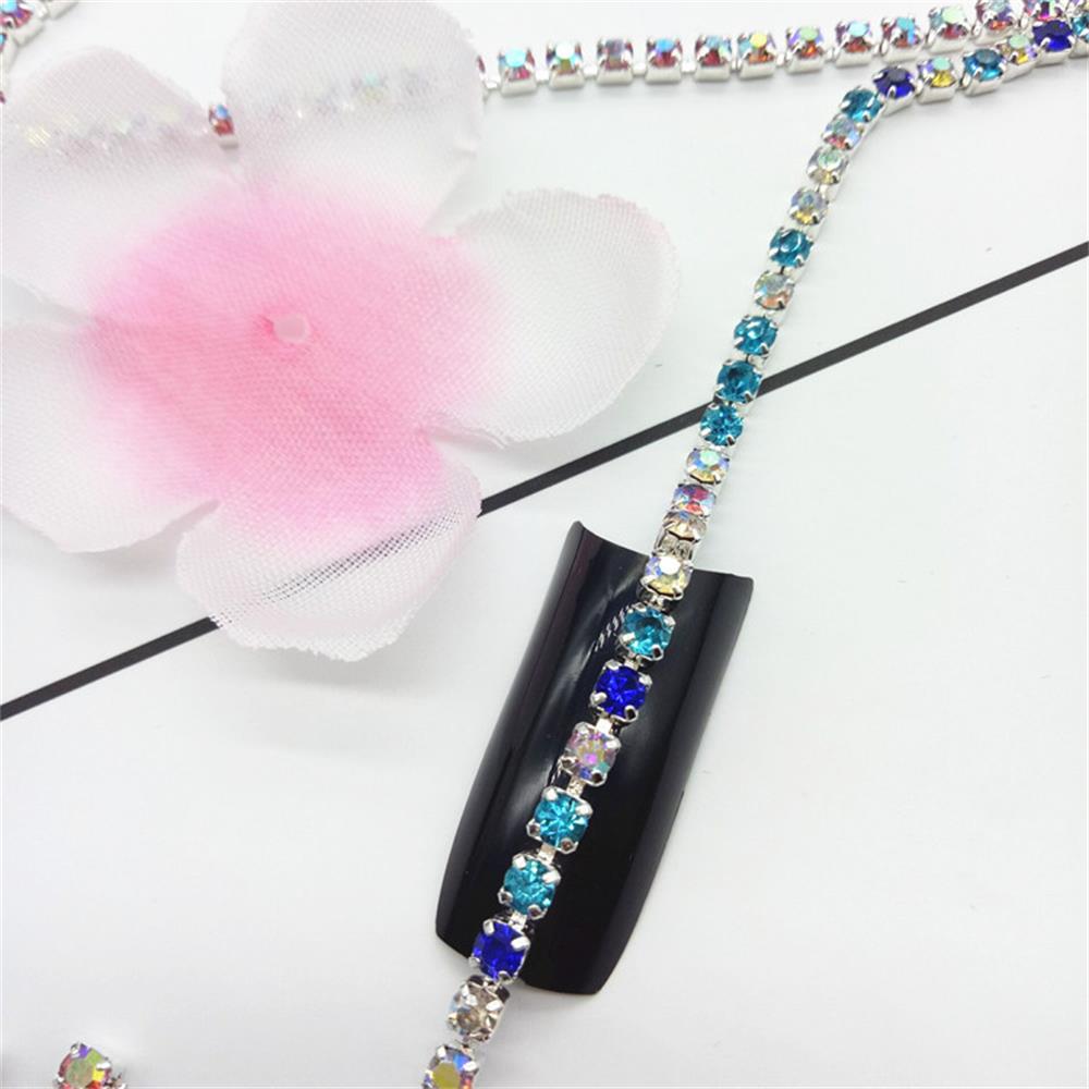 [Hàng mới về] Dây xích kim loại 3D dành cho trang trí móng tay diy