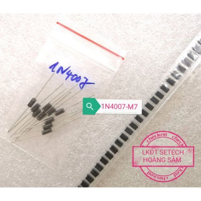 10 con Diode 1N4007 M7 chân dán chân cắm