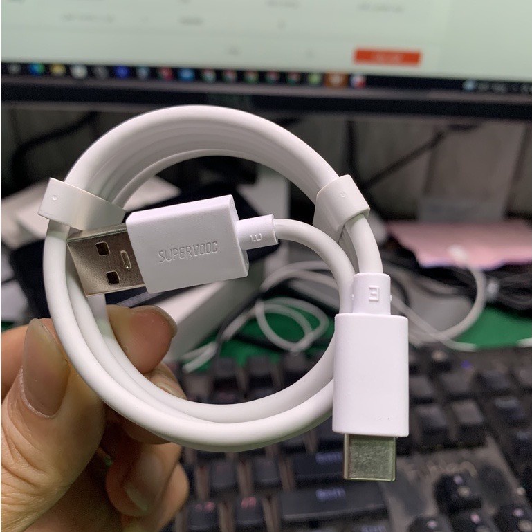 Bộ củ cáp sạc nhanh Oppo/Realme 18W/30W, củ sạc và cáp hỗ trợ công nghệ Dart, VOOC các dòng Oppo, Realme, Oneplus