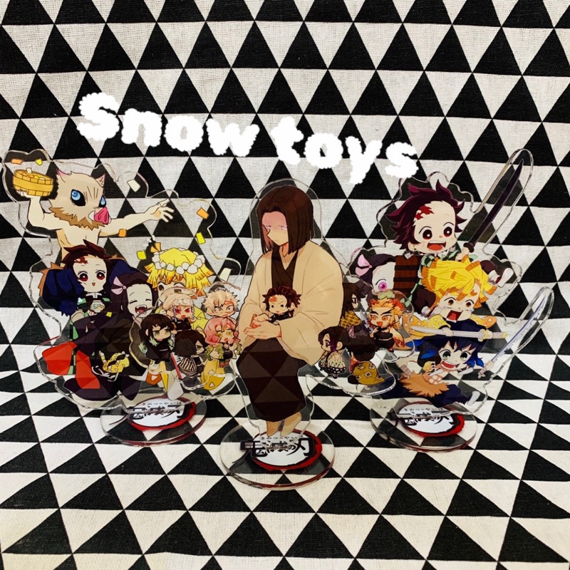 Mô hình tượng standee kimetsu - thanh gươm diệt quỷ - tượng acrylic kimetsu -mica trong suốt tanjiro nezuko