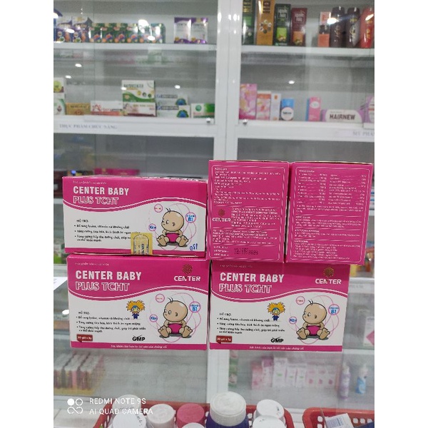 Center plus tăng cường hấp thu , giúp kích thích tiêu hoá ( hop 20 gói (