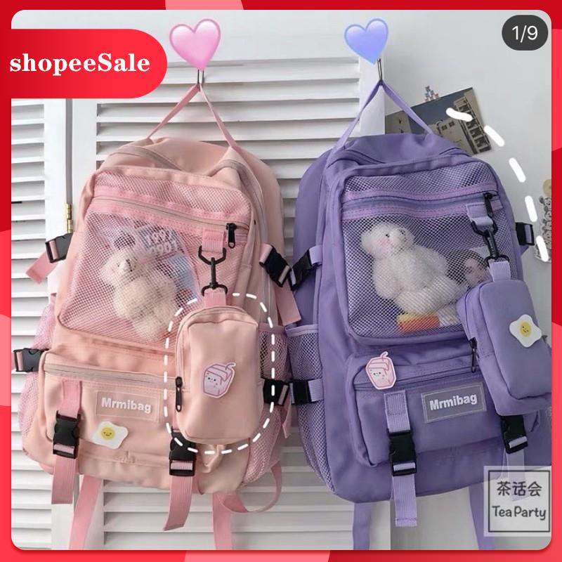 -BALO UZLLANG THỜI TRANG HÀN QUỐC SIZE TO NHIỀU NGĂN MRMIBAG