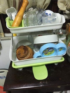 Kệ úp chén đa năng có khay thoát nước