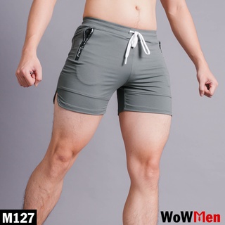 Quần short nam tập gym đi bơi ôm bó sát local brand WoW Men - M127