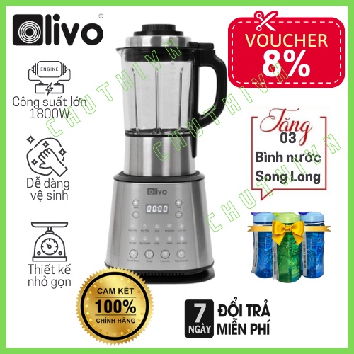 (Mã CHUT0005 giảm 50k) Máy Làm Sữa Hạt Olivo X20 Thương Hiệu Mỹ, Bảo Hành 24 Tháng - Hàng Chính Hãng