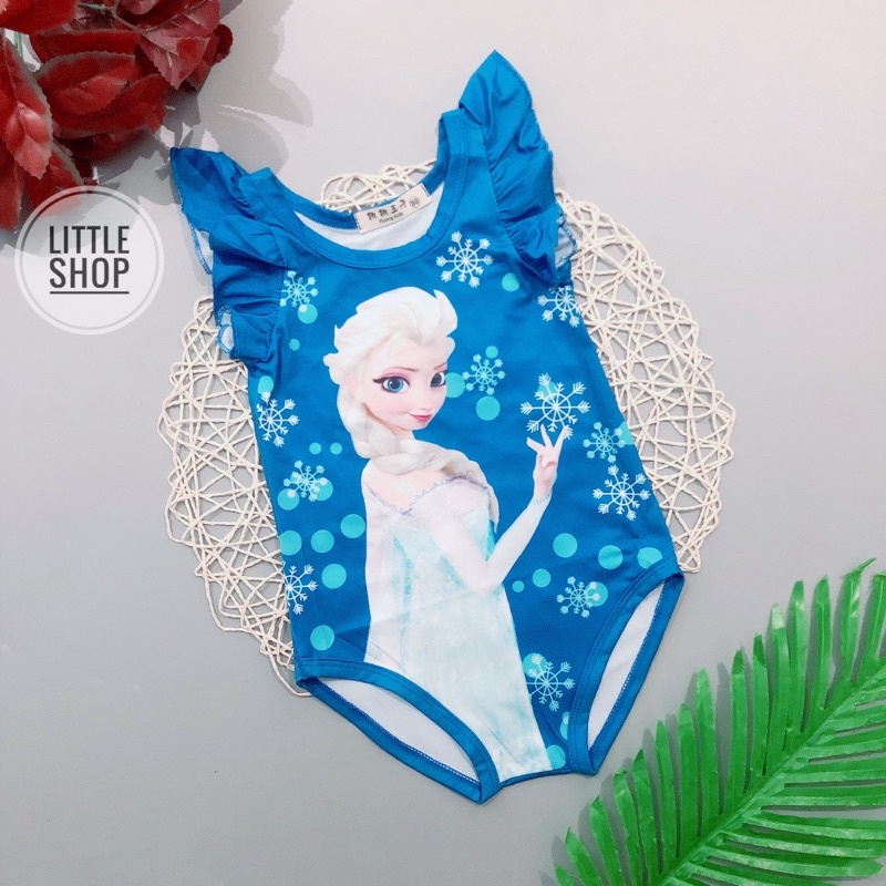 Bộ bơi bé gái liền mảnh