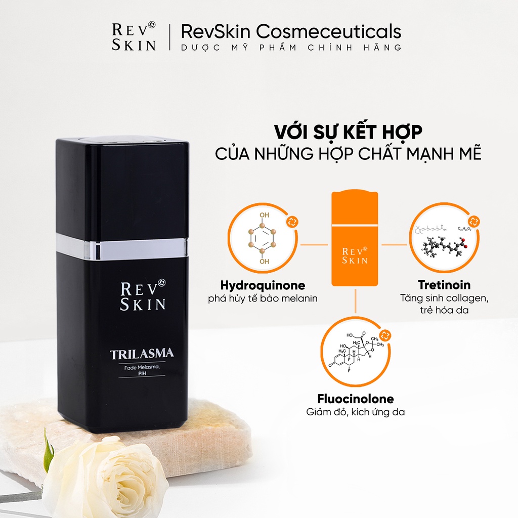 Kem Phục Hồi Nám RevSkin Trilasma Fade Melasma, PIH 15gr