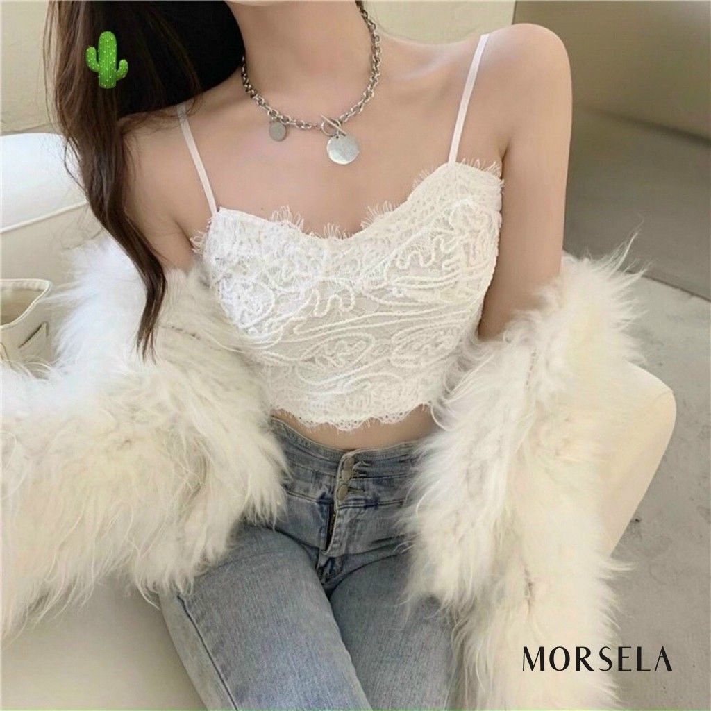 Áo bra ren sexy kèm mút lót cao cấp siêu xinh - Morsela