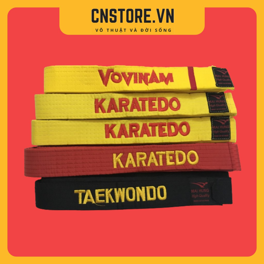 Đai Võ Taekwondo/Karate/Vovinam Giá Rẻ